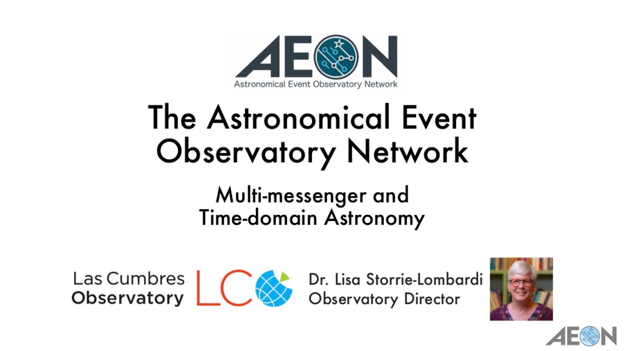 Presentation: The AEON Network and Multi-Messenger and Time-Domain Astronomy
