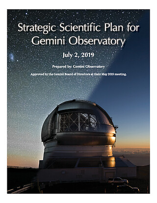 Technical Document: Strategic Scientific Plan for Gemini Observatory