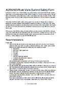 Technical Document: Specific Safety regulations: Cerro Tololo, Cerro Pachón, La Serena, Chile