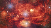 Pan of DECam image of the Lobster Nebula