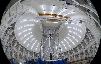 Gemini North Telescope Interior Fulldome