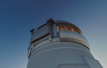 Gemini North Dome Opening