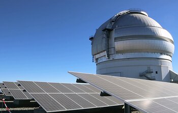 Gemini South Telescope and Photovoltaic System