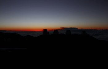 Sunset Behind Maunakea