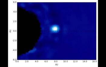 Watching an Exoplanet in Motion Around a Distant Star