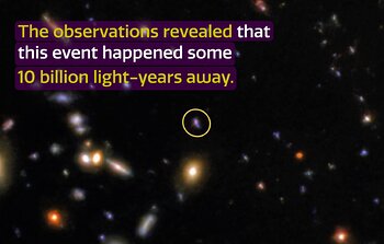 CosmoView Episode 7: Light of powerful burst captured by Gemini Observatory