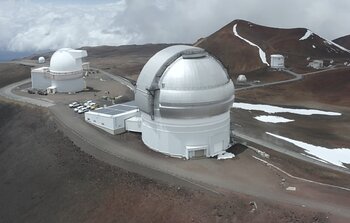 Video News Release 005: Aerial drone video of Gemini North at Maunakea