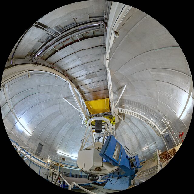KPNO 2.1-meter Telescope Interior Fulldome