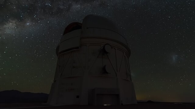 Víctor M. Blanco 4-meter Telescope Timelapse Video