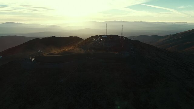 Giant Magellan Telescope Work Site Aerial