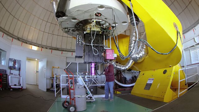 Hiltner 2.4-meter Telescope Interior