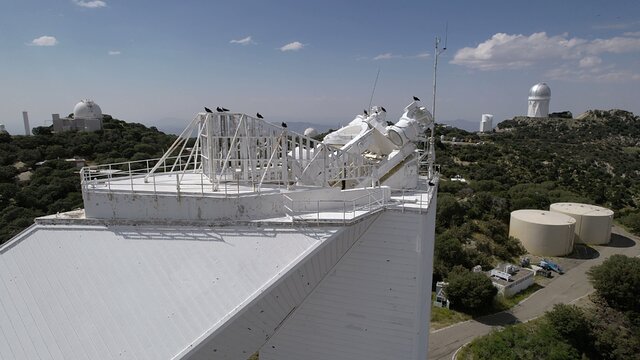 McMath-Pierce Solar Telescope Aerial Drone Footage
