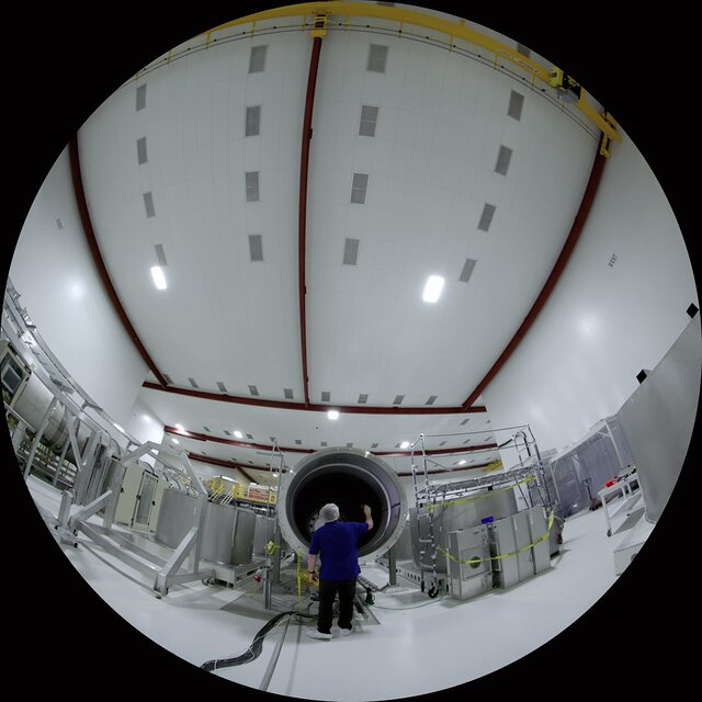 Interior of LIGO at Hanford, Washington Fulldome