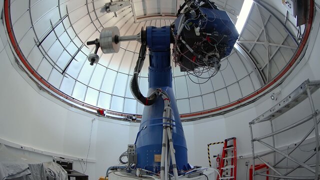 T80-South Telescope Interior