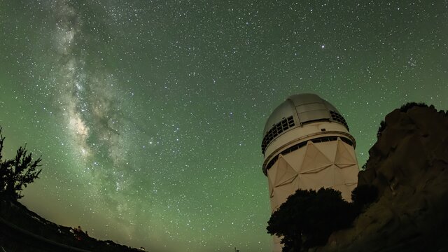 Milky Way Rising Over Kitt Peak
