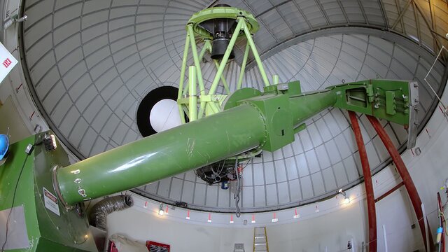 McGraw-Hill 1.3-meter Telescope Interior