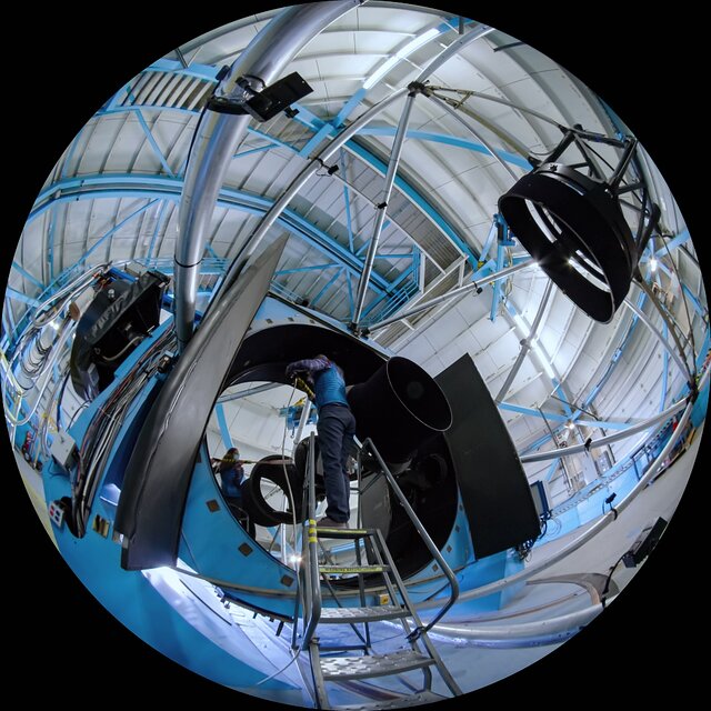 WIYN 3.5-meter Telescope Mirror Cleaning Fulldome