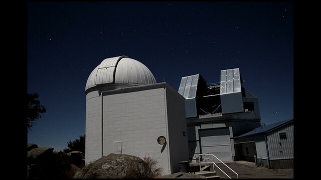 Star Trails over the WIYN 3.5-m telescope