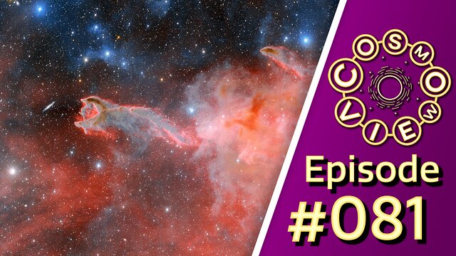 Cosmoview Episode 81: Dark Energy Camera Spies Cometary Globule Reaching for the Stars