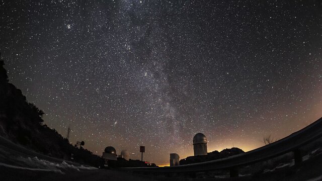 Winter Timelapse Over Kitt Peak National Observatory