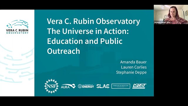 Vera C. Rubin Observatory - The Universe in Action: Public Outreach
