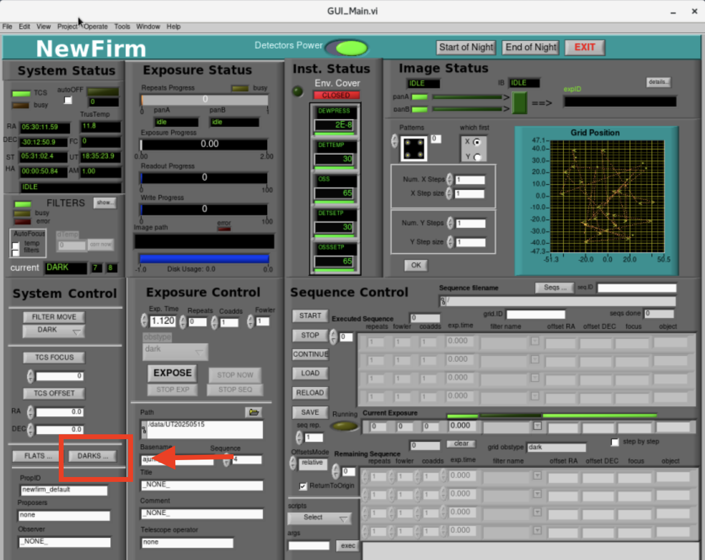 NEWFIRM Dark Tool