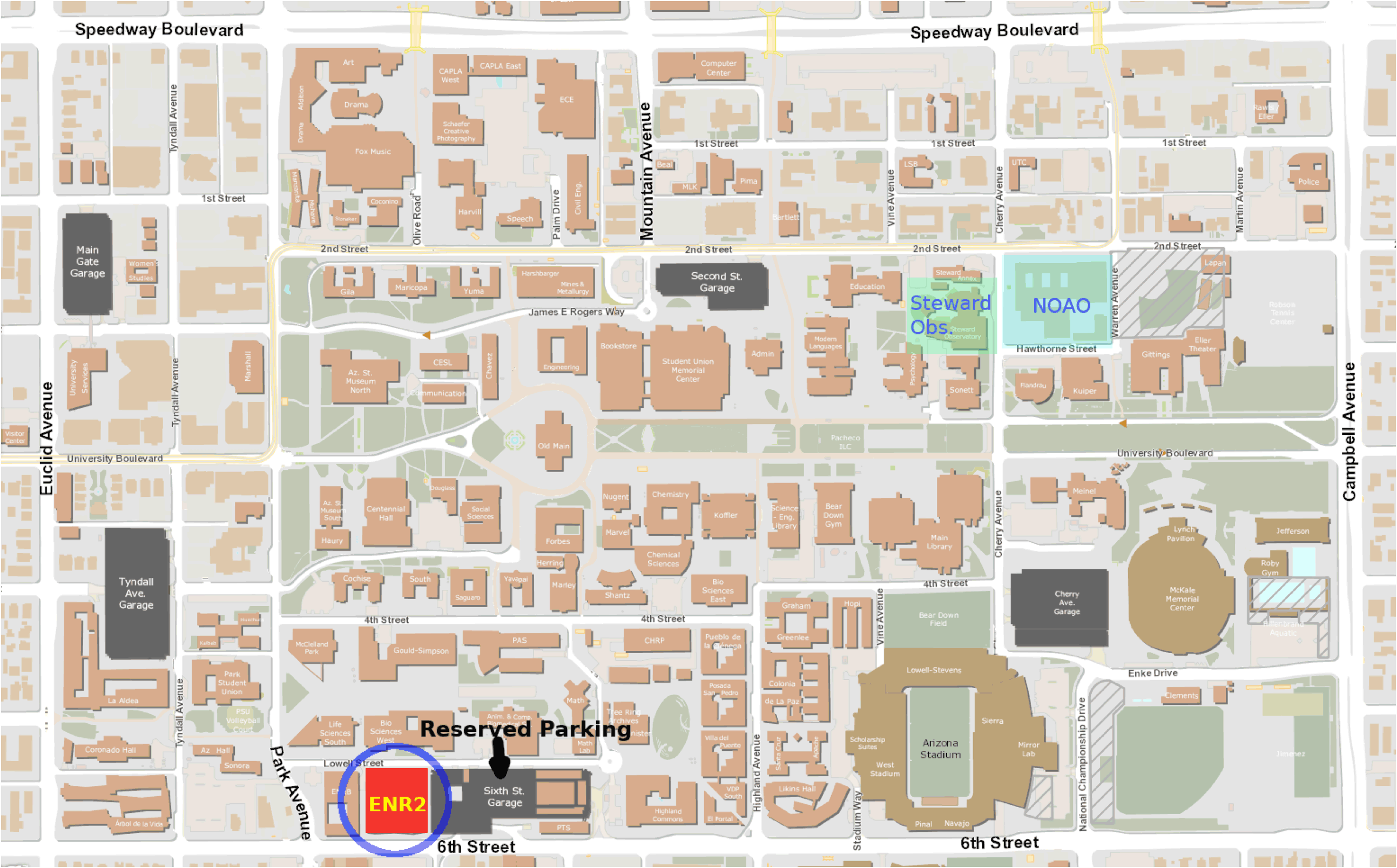 UofA Map