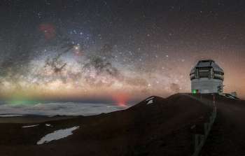 A Bright Night over Gemini North