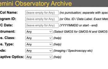 New Release of the Gemini Observatory Archive